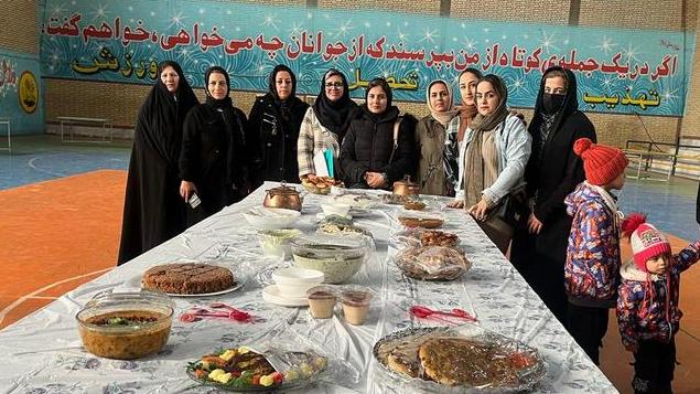 برگزاری جشنواره غذای سالم به مناسبت روز جهانی تغذیه در منطقه چهاردانگه شهرستان اسلامشهر 